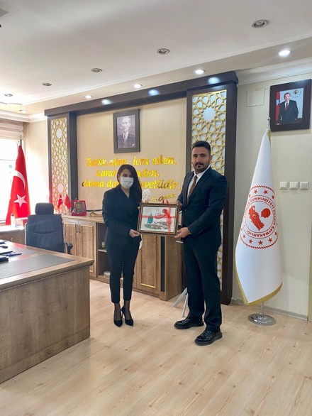 Bozkır Kaymakamı Sayın Fatmagül DALMIŞ' a Hayırlı Olsun Ziyareti